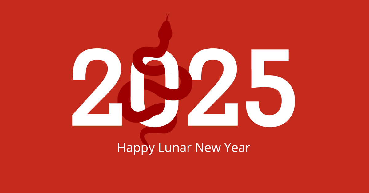 ✨🐍 Happy Lunar New Year! As we welcome the Year of the Snake, we wish you and your loved ones peace, laughter, and prosperity in the year ahead!