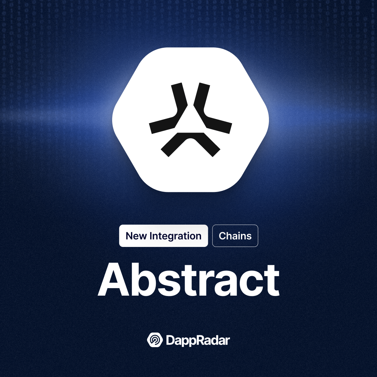 1/ <a href="/AbstractChain/">Abstract</a>  launched, &amp; now it's on DappRadar. 📢

Recently integrated, which means data is still picking up. Project owners, list or update your dapp on the World’s Dapp Store to boost discovery &amp; improve ecosystem data.

Explore &amp; get listed: dappradar.com/chain/abstract