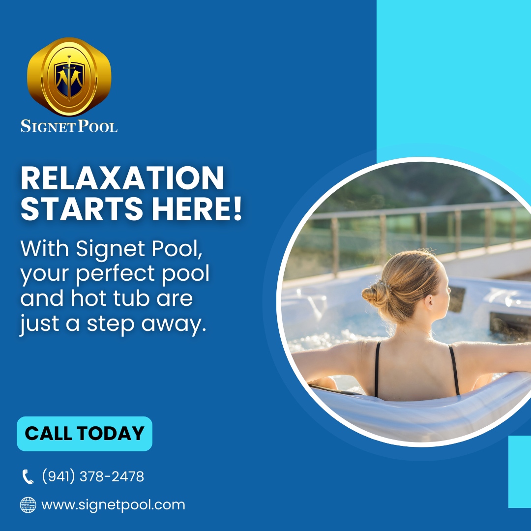 signetpool's tweet photo. Ready to experience true relaxation? With Signet Pool, your ideal pool and hot tub are within reach! 🏝️

Let us build and maintain the perfect escape, so you can kick back and enjoy the good life. 🏊‍♀️

#SignetPool #luxurypoolbuilders #sarasotapoolcompanies #naplespoolcompanies https://t.co/HAKJrvFSq4