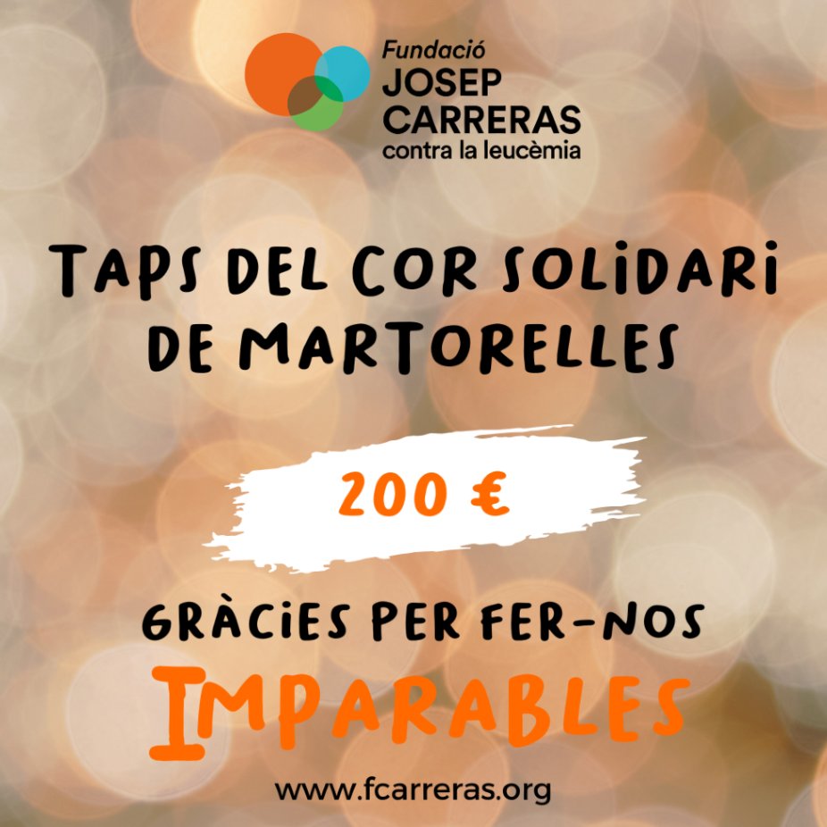 ❤️ Nova recollida de taps al Cor solidari

👉 Els taps van a parar a l'empresa del polígon ♻️ Loginplast que fa un nou donatiu de 💶 200 euros.

💰 Des que es va instal·lar el cor el 2022, #Martorelles ha donat 850 euros.

#CorSolidari