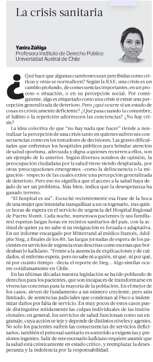 Comparto mi columna de hoy en <a href="/latercera/">La Tercera</a>