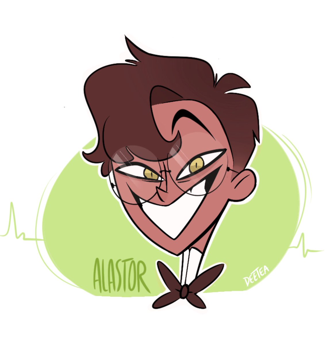 _deetea_'s tweet image. My human alastor (repost) 
#hazbinhotel #Alastor