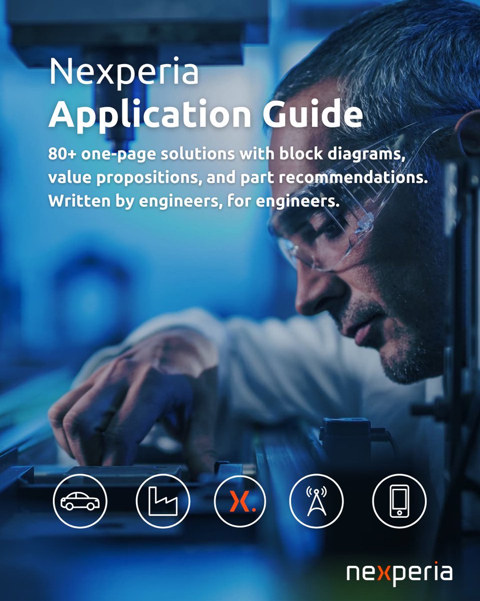 🚀 Ready to streamline your designs?
The 8th edition of our Application Guide is now available for download! 
Accelerate your design process!   efficiencywins.nexperia.com/efficient-prod…
