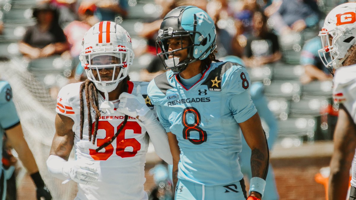 Breaking: The Arlington Renegades have re-signed WR Tyler Vaughns. 

Vaughns was a key wideout for the <a href="/XFLRenegades/">Arlington Renegades</a> in 2024, recording 503 yards (4th in the #UFL) &amp; 3 TD's. 

Having Tyler back is excellent news for Luis Perez - who targeted him 71 times this past season.