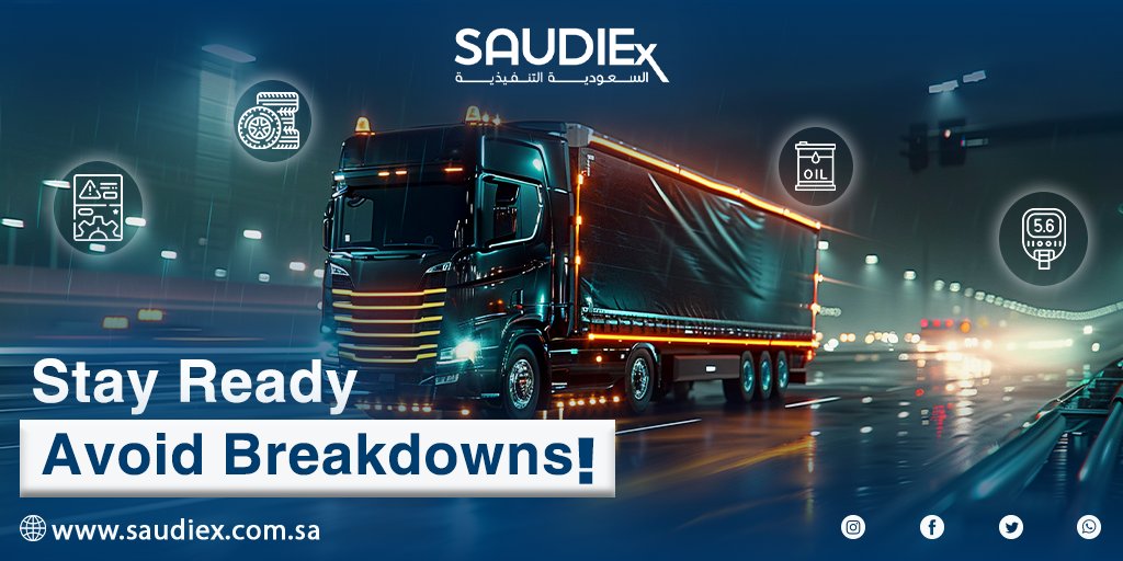 SaudiExecutive's tweet photo. "Keep your vehicles ready all the time with SaudiEx!

 Our Preventive Maintenance solution helps you stay on top of service schedules and monitor vehicle health to avoid sudden breakdowns and save costs." https://t.co/UeHEB4poz5