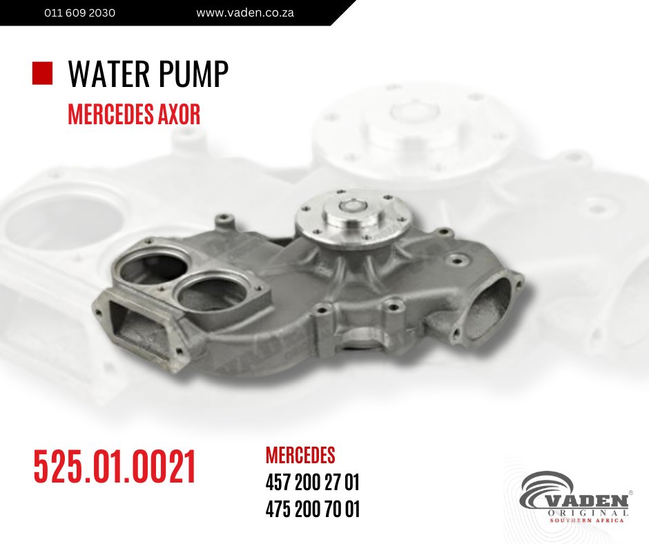 Vaden_sa's tweet photo. WATER PUMPS!!!
https://t.co/5UdNMhPkFA / info@vaden.co.za for more info!
#airbrakes #airbrakesystem #wabco #knorrbremse #mercedesbenz #trucking #daftrucks #truckparts #volvotrucks #scaniatrucks #mercedesbenz #engine #mantrucks #daftrucks #valve #airvalve #mantruck #compressor https://t.co/z1c6qjS9LK