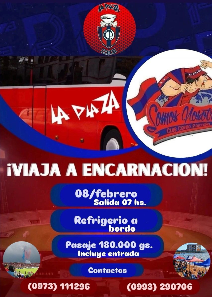 CON CERRO A TODAS PARTES 🔵🔴🥁🎺