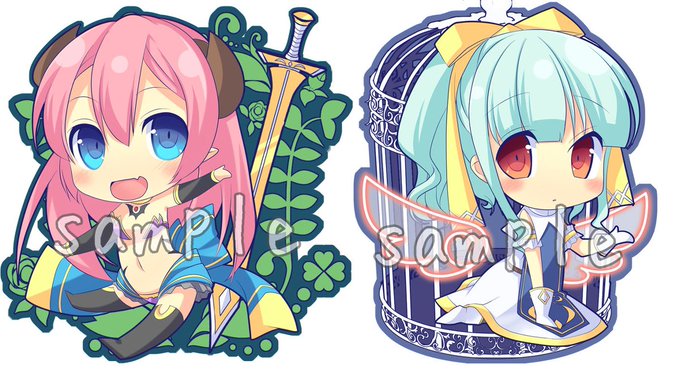 コミティアで出してたアクキーの絵柄が出てきた。
なんとびっくり!2016年の絵! 