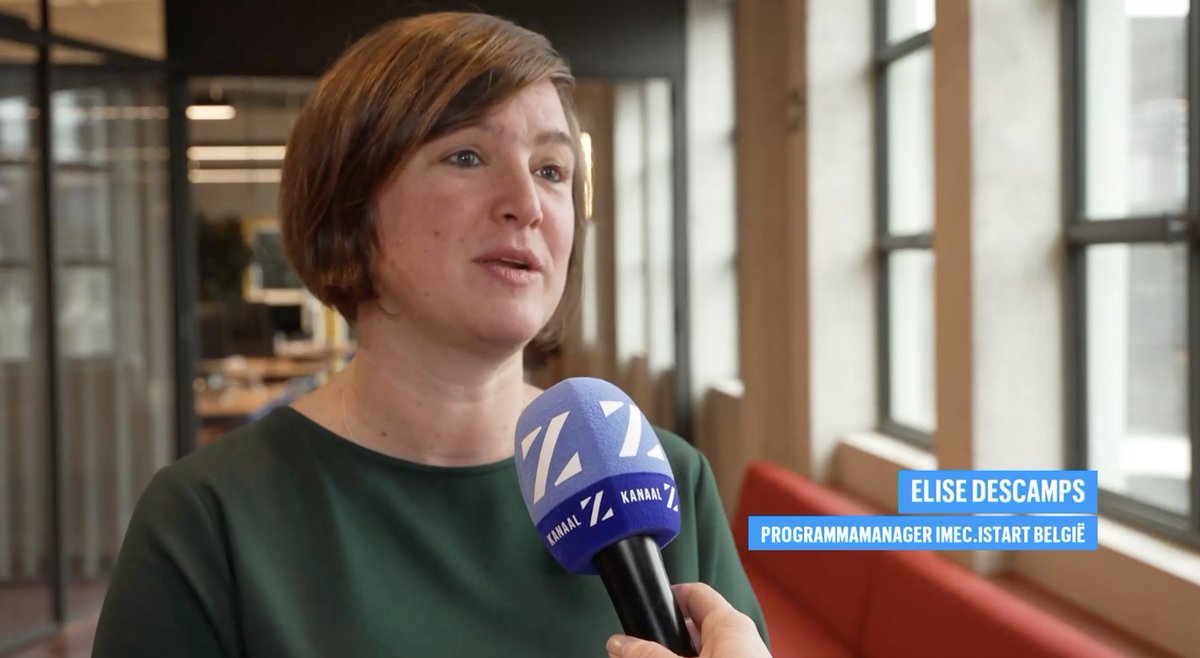 imec in Vlaanderen (@imecvlaanderen) on Twitter photo "Waar je voor tech-start-ups in silicon valley het cijfer van maximaal 20% overlevingskans hoort, ligt dat bij door <a href="/imecistart/">imec.istart</a> begeleide start-ups op 80%."
Programmamanager Elise Descamps legt uit wat er zo uniek is aan het Vlaamse acceleratorprogramma. trends.knack.be/kanaal-z/z-nie… "Waar je voor tech-start-ups in silicon valley het cijfer van maximaal 20% overlevingskans hoort, ligt dat bij door <a href="/imecistart/">imec.istart</a> begeleide start-ups op 80%."
Programmamanager Elise Descamps legt uit wat er zo uniek is aan het Vlaamse acceleratorprogramma. trends.knack.be/kanaal-z/z-nie…