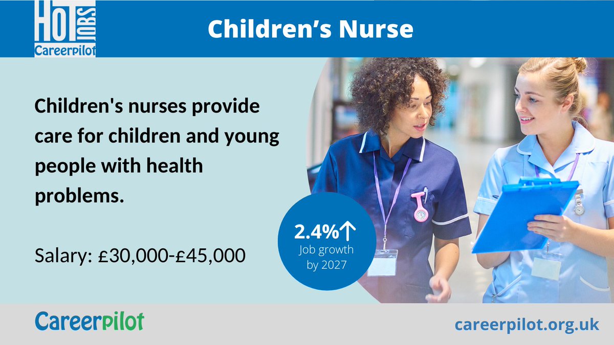Discover more about the role of a Children's Nurse in our Hot Job of the week on Careerpilot:  careerpilot.org.uk/job-sectors/ch… #Careers #Nursing