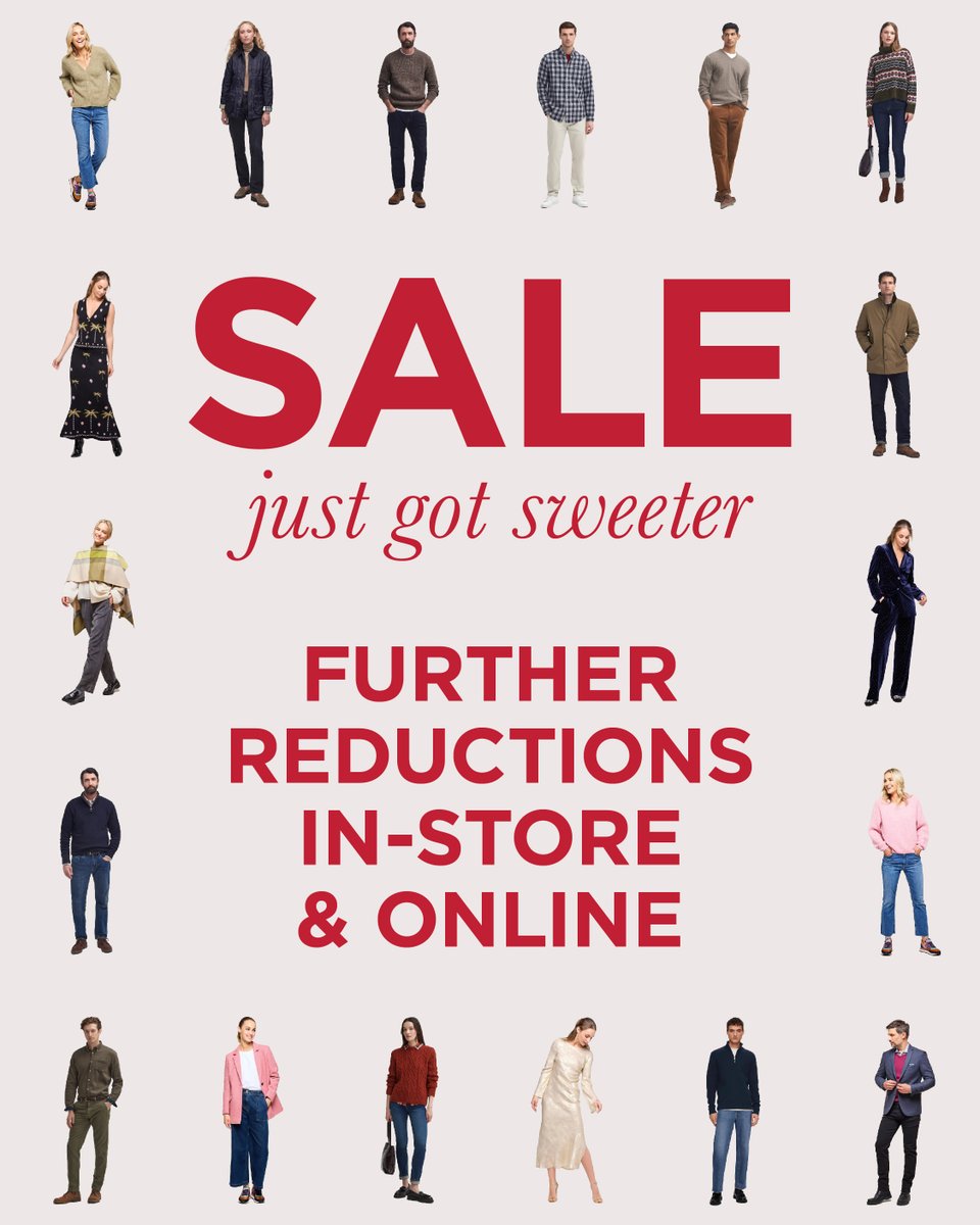 Our sale has just gotten sweeter with further reductions and new lines added. 

Shop up to 50% off now in-store and online. 

#Sale #AvocaIreland