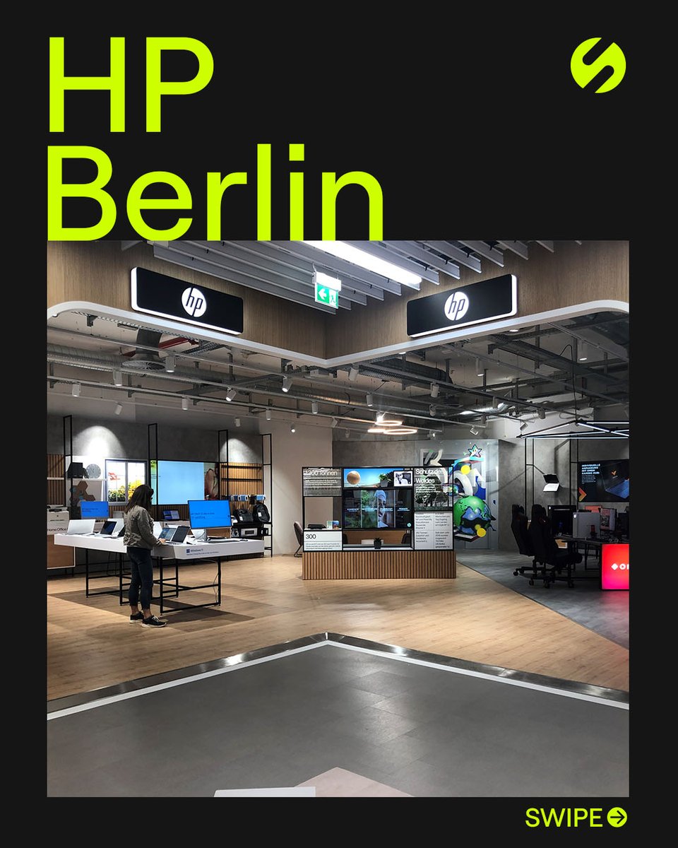 IsiGlobal's tweet image. Creating real connections with local communities is at the heart of great retail experiences.
For HP’s Berlin space, ISI Global embraced the city’s vibrant creative scene, collaborating with renowned street artist @bondtruluv on a striking graffiti installation. 

#retaildesign