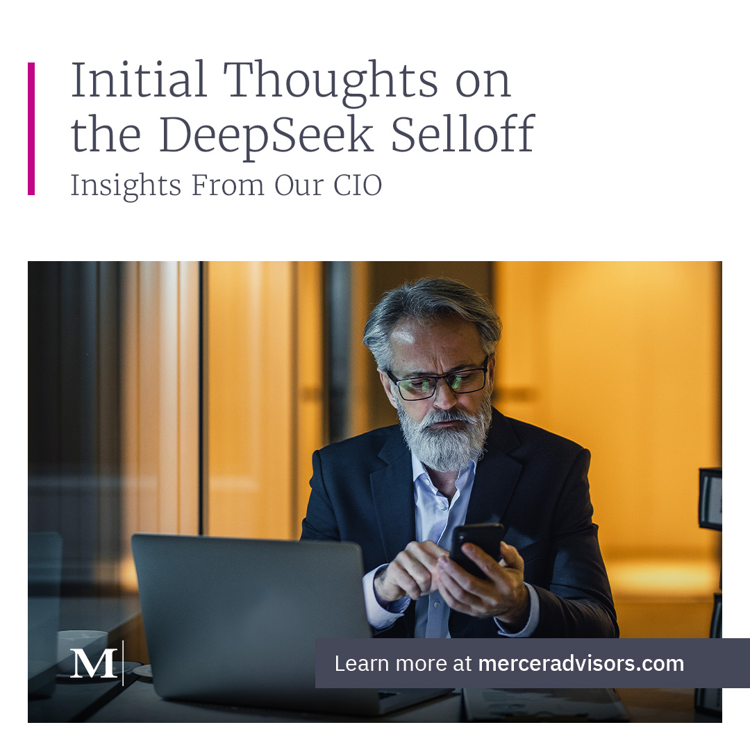 Mercer Advisors (@merceradvisors) on Twitter photo The recent Nvidia sell-off has little to do with DeepSeek or Nvidia, but it has more to do with diversification. Read our CIO Don Calcagni's insights here. buff.ly/40DsBzH The recent Nvidia sell-off has little to do with DeepSeek or Nvidia, but it has more to do with diversification. Read our CIO Don Calcagni's insights here. buff.ly/40DsBzH