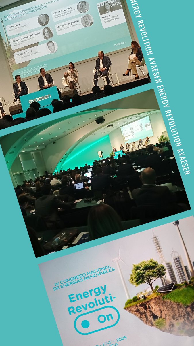 Hoy en el Congreso de Energía de #AVAESEN : Nitrógeno Verde, Soluciones de almacenamiento energético y nuevo marco normativo de las renovables a debate. buff.ly/3H79rcM