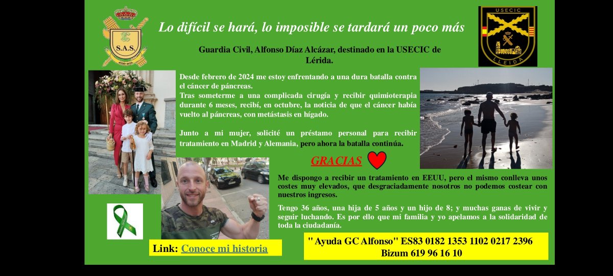 ¡Buenas! 
Necesito que me echéis un cable a difundir esto 🙏
Es un compañero que está pasando una situación complicada y necesita todo el apoyo posible.