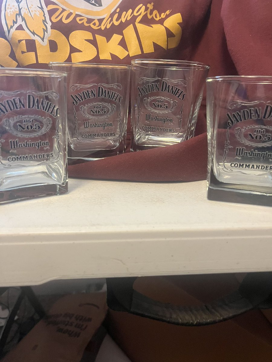 hail_redskins's tweet image. Support small business!! Whiskey glasses are fire!! Place your order @FlSkinsFan4Life  Let’s Gooo #RaiseHail #HTTR #JD5