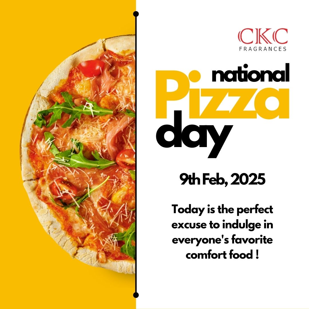 rishabhckothari's tweet image. Celebrating the timeless delight of pizza on National Pizza Day! Whether you prefer classic or creative toppings, today is all about indulging in the perfect slice. 🍕 #NationalPizzaDay #RishabhKothari #CKCFragrances #PizzaLovers #Foodie #SliceOfHappiness #FoodCelebration