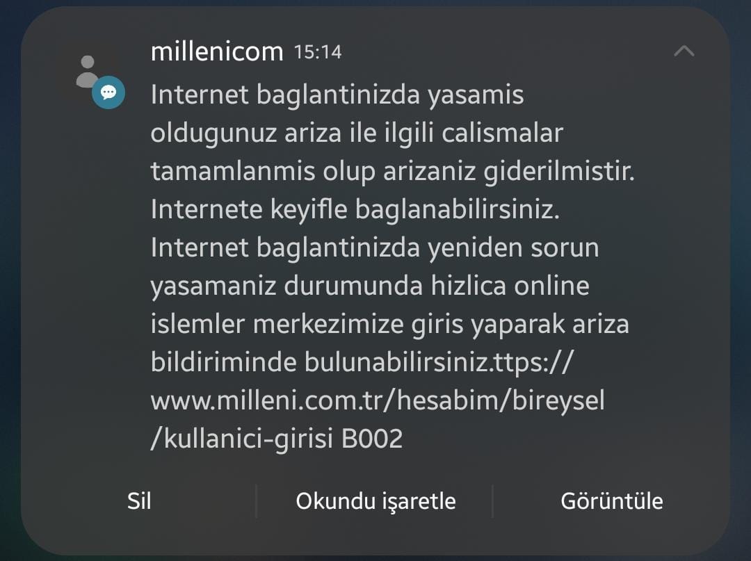 Mirdem (@muhammedirdem) on Twitter photo Yaptığınız çalışmalar (! ) ne acaba çok merak ediyorum Türk Telekom'a bildirimde bulundunuz mu talebim hakkında? Ben talep açacağım siz her seferinde bu döngüde sözde prosedür uygulamaya devam edip beni oyalayacak mısınız? <a href="/millenicom/">Millenicom</a> Yaptığınız çalışmalar (! ) ne acaba çok merak ediyorum Türk Telekom'a bildirimde bulundunuz mu talebim hakkında? Ben talep açacağım siz her seferinde bu döngüde sözde prosedür uygulamaya devam edip beni oyalayacak mısınız? <a href="/millenicom/">Millenicom</a>