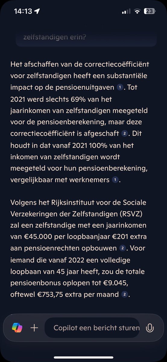 Zelfs Copilot weet waar het probleem mbt pensioenen zit. De ambtenarenpensioenen stijgen slechts 0,1% tegen 2050. Kunnen we het ideologische debat aan de kant schuiven ? ⁦<a href="/GLBouchez/">Georges-L BOUCHEZ</a>⁩ ⁦<a href="/Bart_DeWever/">Bart De Wever</a>⁩ ⁦<a href="/SammyMahdi/">Sammy Mahdi</a>⁩ ⁦<a href="/LesEngages_fed/">Les Engagés.be Fédéral</a>⁩ ⁦<a href="/conner_rousseau/">Conner Rousseau</a>⁩