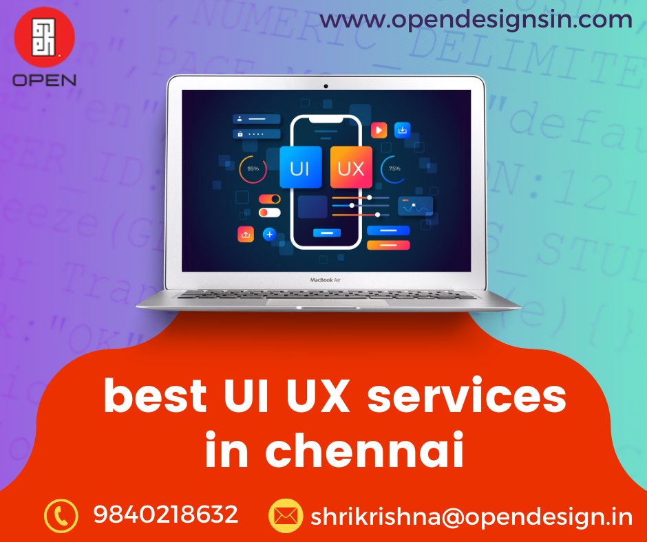 OpenDigital6's tweet photo. The most renowned feature of OpenDesigns is it uses goal-driven website design. We provide superior solutions since we have over 20 years of expertise in ui/ux services in chennai. OpenDesigns is offers the best ui/ux services in chennai.

#opendesigns #bestuiuxservicesinchennai https://t.co/pZPglvZsA3