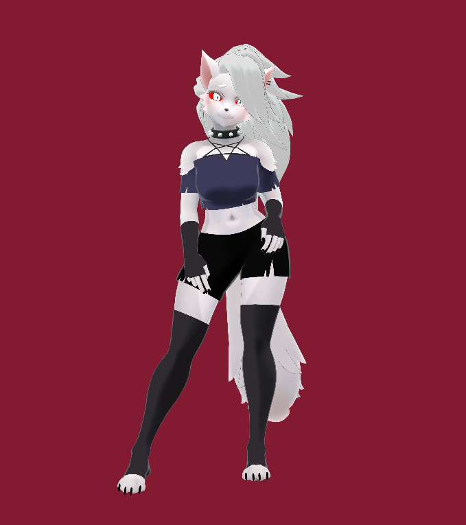 Dacky_modeler's tweet photo. Loona Outfit WIP

#ましろVRC
#HelluvaBoss #HelluvaBossLoona 
#HelluvaBossFanart https://t.co/kJfB5IJHbn