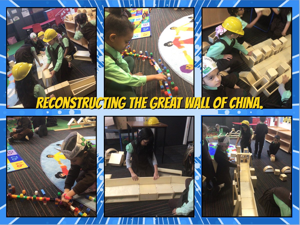 We have been exploring #BlockPlay and have had lots of fun reconstructing the Great Wall of China. #LunarNewYear2025 #DYW #FutureEngineers
