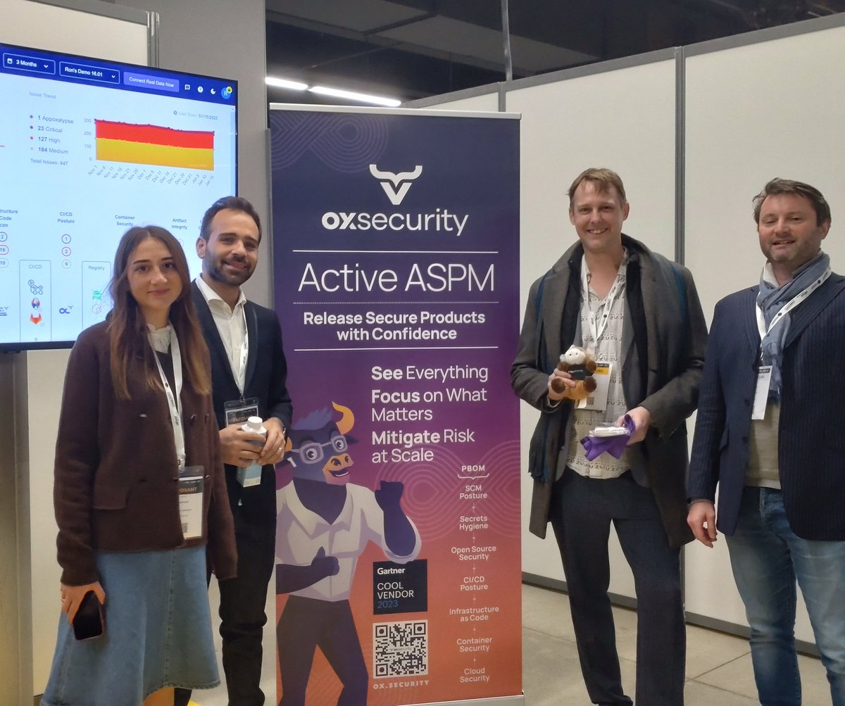 Come meet <a href="/ox_security/">OX Security</a> at <a href="/cybershowparis/">Cyber Show Paris</a> today and tomorrow 🎉🎉