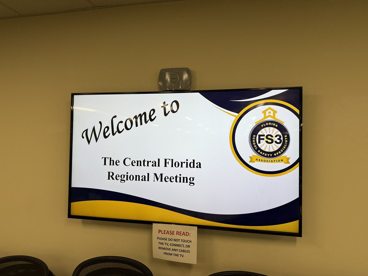 Thank you <a href="/pascoschools/">Pasco County Schools</a> for hosting our 2nd Central Florida meeting.