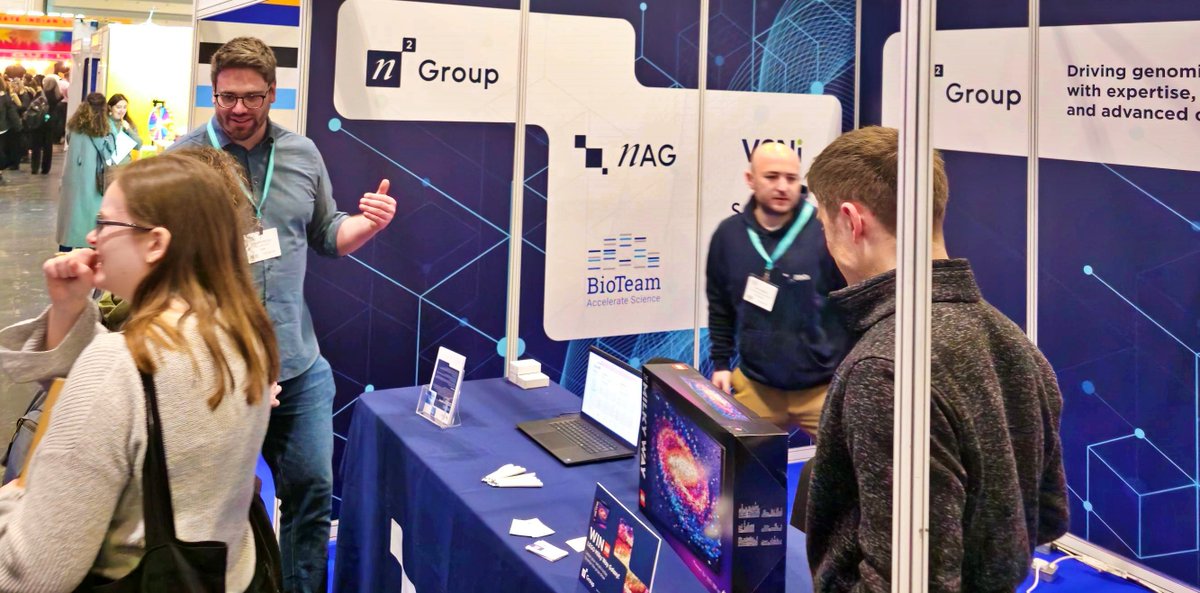 🚀<a href="/group_n2/">n2 Group</a> in full force at #FOG2025! <a href="/vsni/">VSN International</a>, <a href="/BioTeam/">BioTeam</a> and <a href="/NAGTalk/">nAG</a> are having fantastic conversations with Festival of #Genomics attendees on Day 1—so much energy and insight! Come visit us at booth 109A to connect, and explore #innovations. See you there!