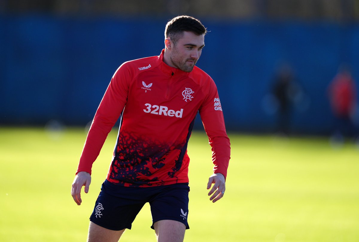 JoshuaBarrieRR's tweet photo. John Souttar pictured back in Rangers training this morning 📸 https://t.co/9lvJon21Gi