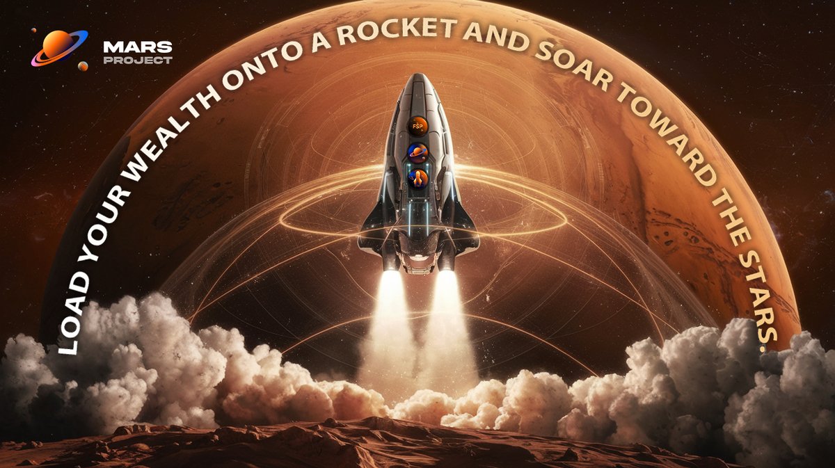 Mars__Project's tweet image. 🚀 Strap a Rocket to Your Wealth and Launch into the Stars! 🌌💰

MARS isn&apos;t just a currency—it&apos;s your ticket to the future! Stake FSP &amp;amp; STP-X, mine MARS, and watch your wealth break free from Earth&apos;s gravity, leading the way into the interstellar economy! 🔥

The future is here.…