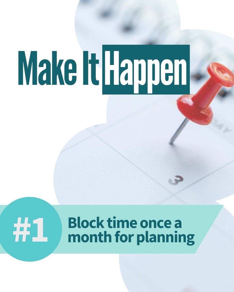 ⏳ Save time, stay ahead! Block one day each month to plan next month’s content, and another to create it. Your future self will thank you! 💡🚀