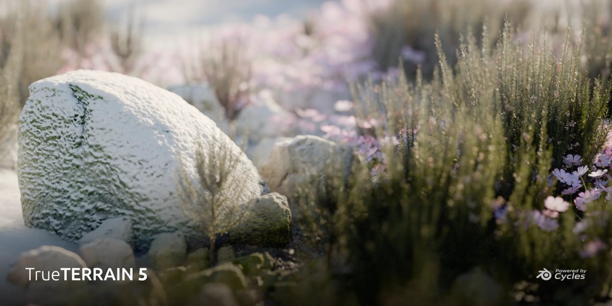 Sprinkle a little magic into your digital landscapes! 🌼🪨

TrueTERRAIN 5 brings your scenes to life with just a click. From delicate petals to rugged boulders, every detail counts. 

 #b3d #blender3d #geometrynodes #procedural