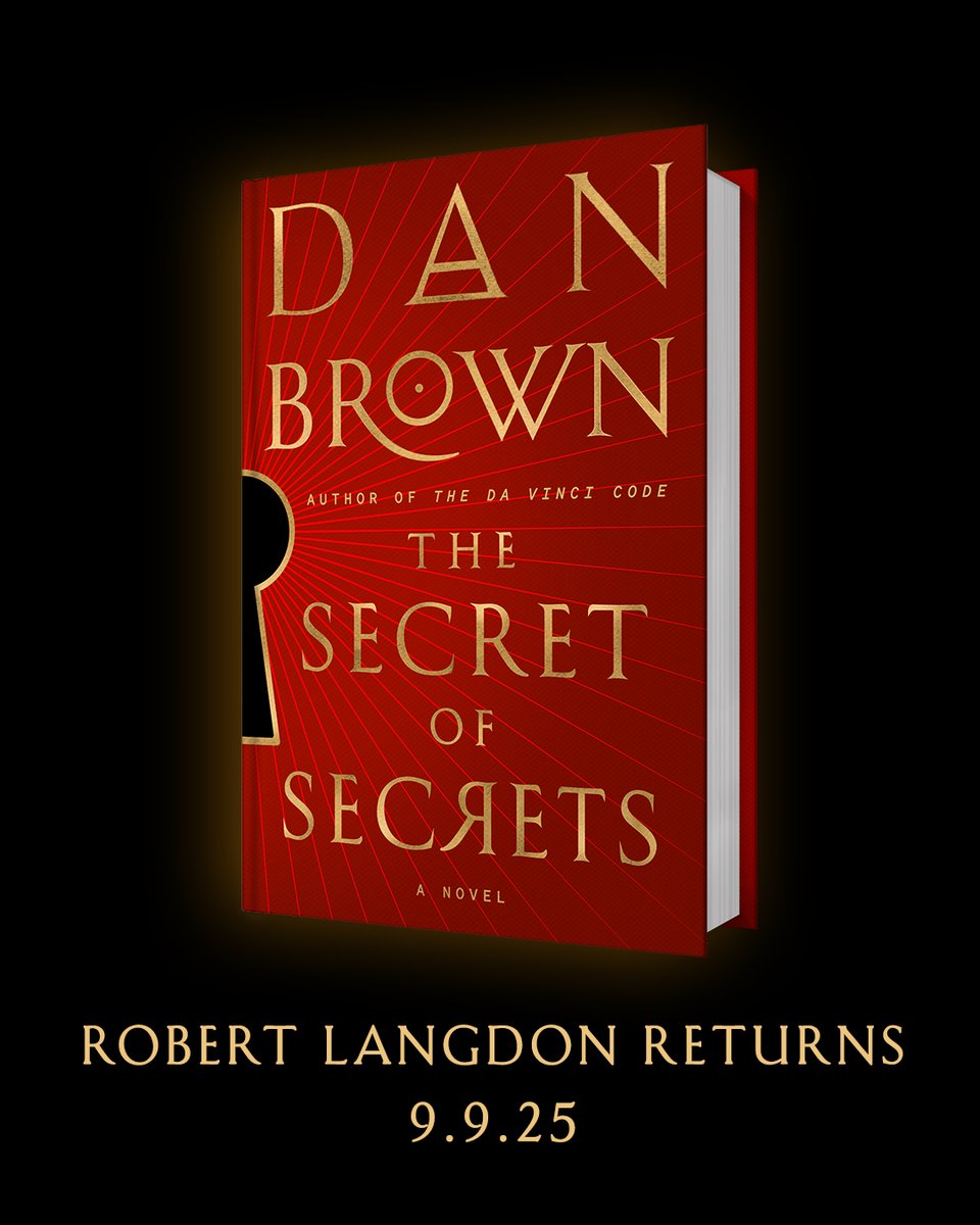 THE SECRET OF SECRETS – The new Robert Langdon thriller arrives September 9, 2025