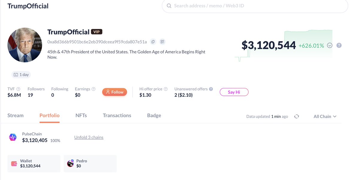 Seba369x's tweet photo. Everyone!!!

Trump is buying $PLS, $pDAI &amp; $PLSX. 

Bullish. https://t.co/JGSf4TuotA