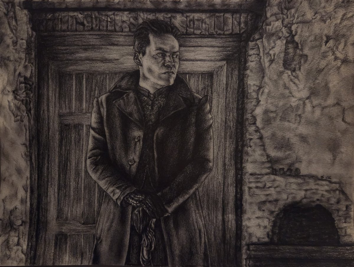 I've been working on this drawing for the last couple weeks and finally finished it last night. <a href="/FreddyCarter1/">Freddy Carter</a>

#KazBrekker #SaveShadowandBone
#SixOfCrowsSpinoff