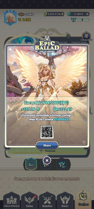 Nhoc (@mithnft0) on Twitter photo Epic Ballad - 1º Aniversário! 📷
🔥TOKEN EBC SERA LISTADO NA BITMART🔥
Epic Ballad completou 1 ano de lançamento! Desde 26 de janeiro de 2024, Preparamos recompensas incrÃveis e surpresas para todos!
Link do game :headline.nexgengame.co/#/register?lan… #NFTGiveaway #NFTCommunity #Epicballard Epic Ballad - 1º Aniversário! 📷
🔥TOKEN EBC SERA LISTADO NA BITMART🔥
Epic Ballad completou 1 ano de lançamento! Desde 26 de janeiro de 2024, Preparamos recompensas incrÃveis e surpresas para todos!
Link do game :headline.nexgengame.co/#/register?lan… #NFTGiveaway #NFTCommunity #Epicballard