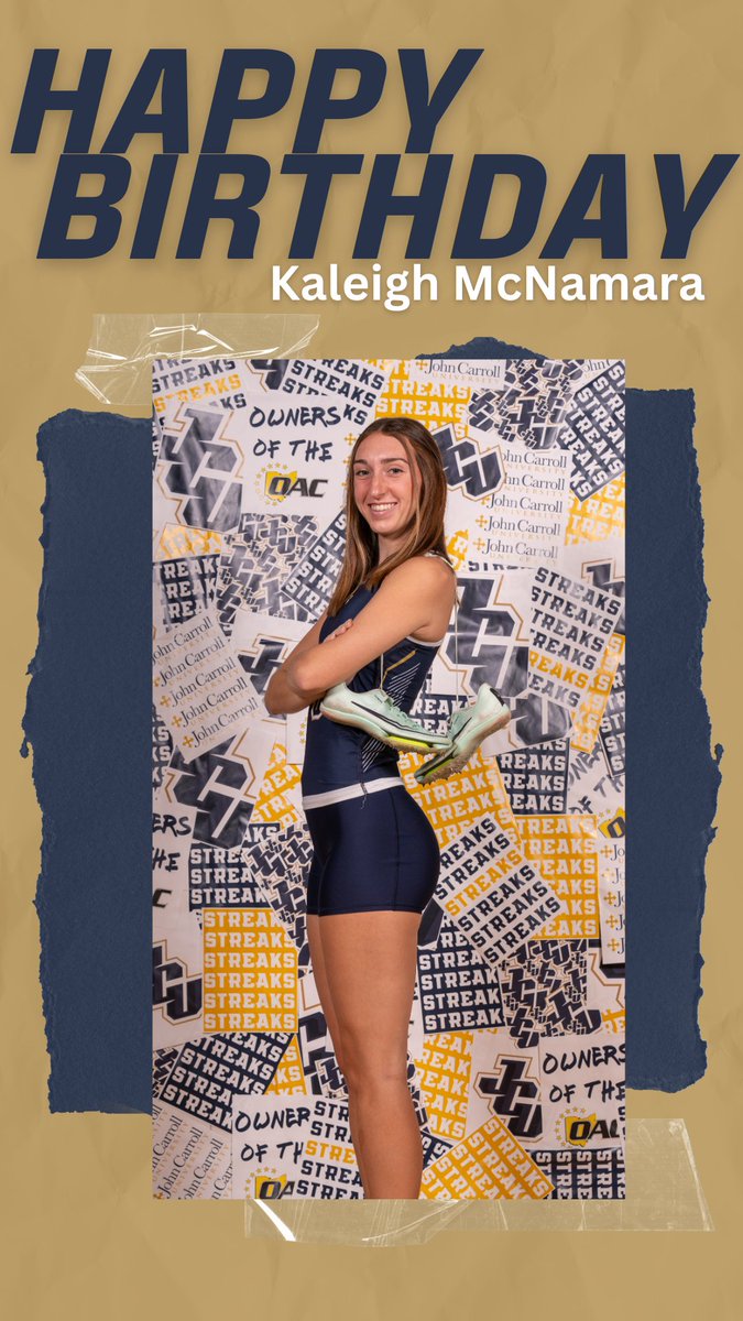 Happy Birthday to Ryan Champa from Cuyahoga Falls, Ohio and Kaleigh McNamara from Mayfield Village, Ohio! ⚡️🎉

#StreakUp | #WhyJCU | #BlueStreakBirthdays