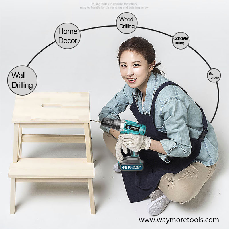 waymoretools's tweet photo. Waymore Tools Power Drill with 2000 mAh Battery, 440 In-Lb Torque, 2 Speed, 23+1 Clutch, Home Tool Electric Screw Driver for Drilling and Fastening Applications 48V Cordless Drill 
https://t.co/EDpAPrH3h8
#powerdrills #cordlessdrill #cordlesstool #waymoretools https://t.co/beejIUPeNo