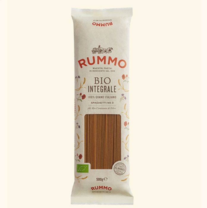 Elevate your pasta night with the authentic taste of Italy! 🌾✨

Try our RUMMO ORGANIC WHOLE WHEAT SPAGHETTI  - the perfect blend of health and tradition. Made with expertise, attention, and time, this 500g pack of classic Italian spaghetti will bring the essence of Italy to