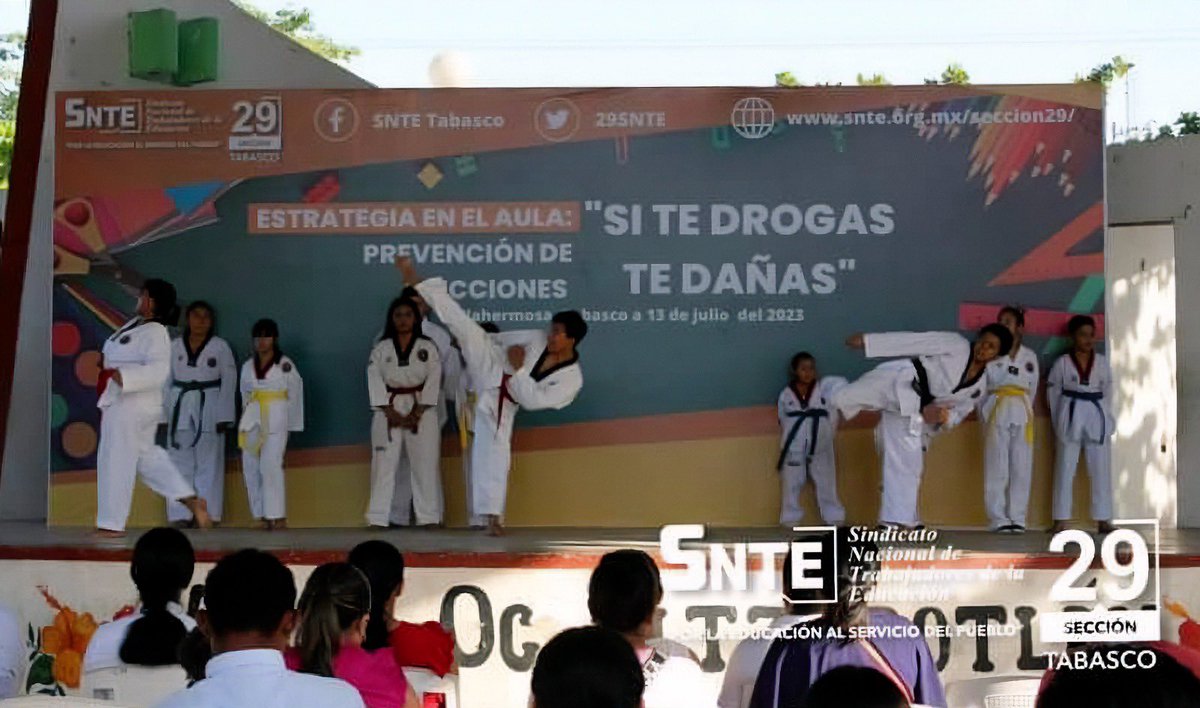 SnteNacional's tweet photo. El #SNTE tiene lista la segunda etapa de su campaña “Estrategia en el aula, prevención de adicciones. Si te drogas te dañas” que mantiene desde el 2023. El Srio. Gral., Mtro. Alfonso Cepeda Salas, recordó que más de 2 millones de alumnos ya han sido sensibilizados sobre ese tema. https://t.co/EpDy0kHYLu
