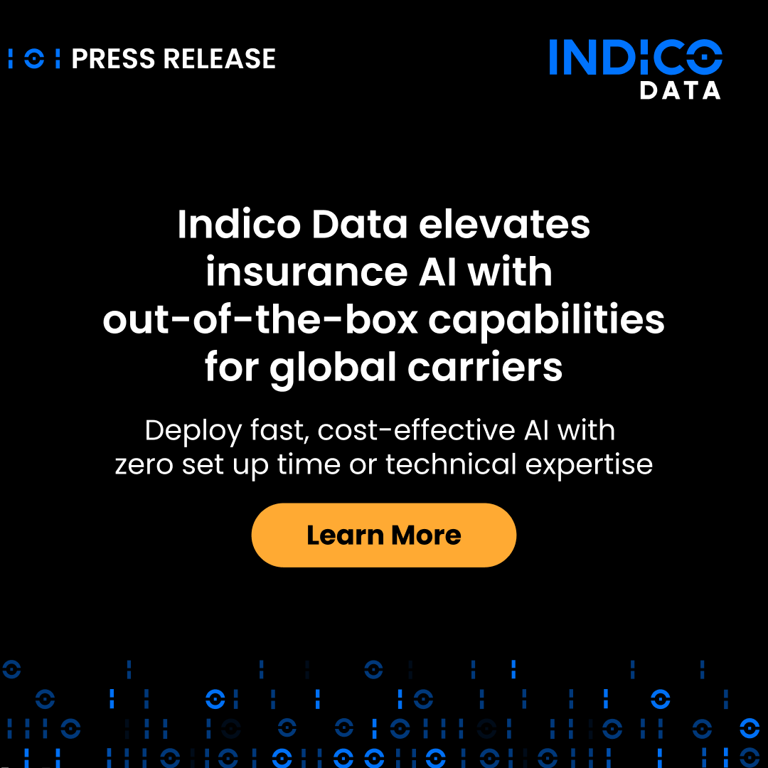 Today Indico Data unveiled its enhanced out-of-the-box #AI capabilities purpose-built for the #Insurance industry, solidifying its position as a trusted partner to top global carriers. indicodata.ai/blog/news/indi…