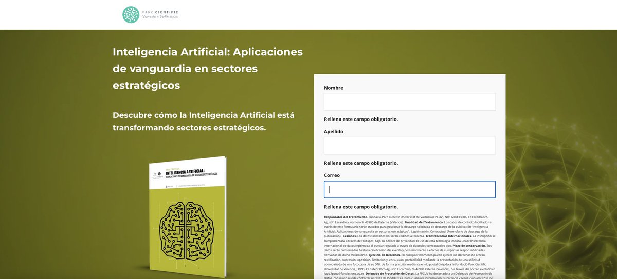 VRAIN (@vrain_upv) on Twitter photo 📚 El ebook "IA: Aplicaciones de vanguardia en sectores estratégicos, editado por la Fundació  <a href="/parccientificuv/">PCUV</a> , ofrece una mirada integral sobre el impacto de la IA en diferentes áreas en el que participa el director de #VRAIN, Vicente Botti  pcuv-3808422.hs-sites.com/descarga-ebook… 📚 El ebook "IA: Aplicaciones de vanguardia en sectores estratégicos, editado por la Fundació  <a href="/parccientificuv/">PCUV</a> , ofrece una mirada integral sobre el impacto de la IA en diferentes áreas en el que participa el director de #VRAIN, Vicente Botti  pcuv-3808422.hs-sites.com/descarga-ebook…