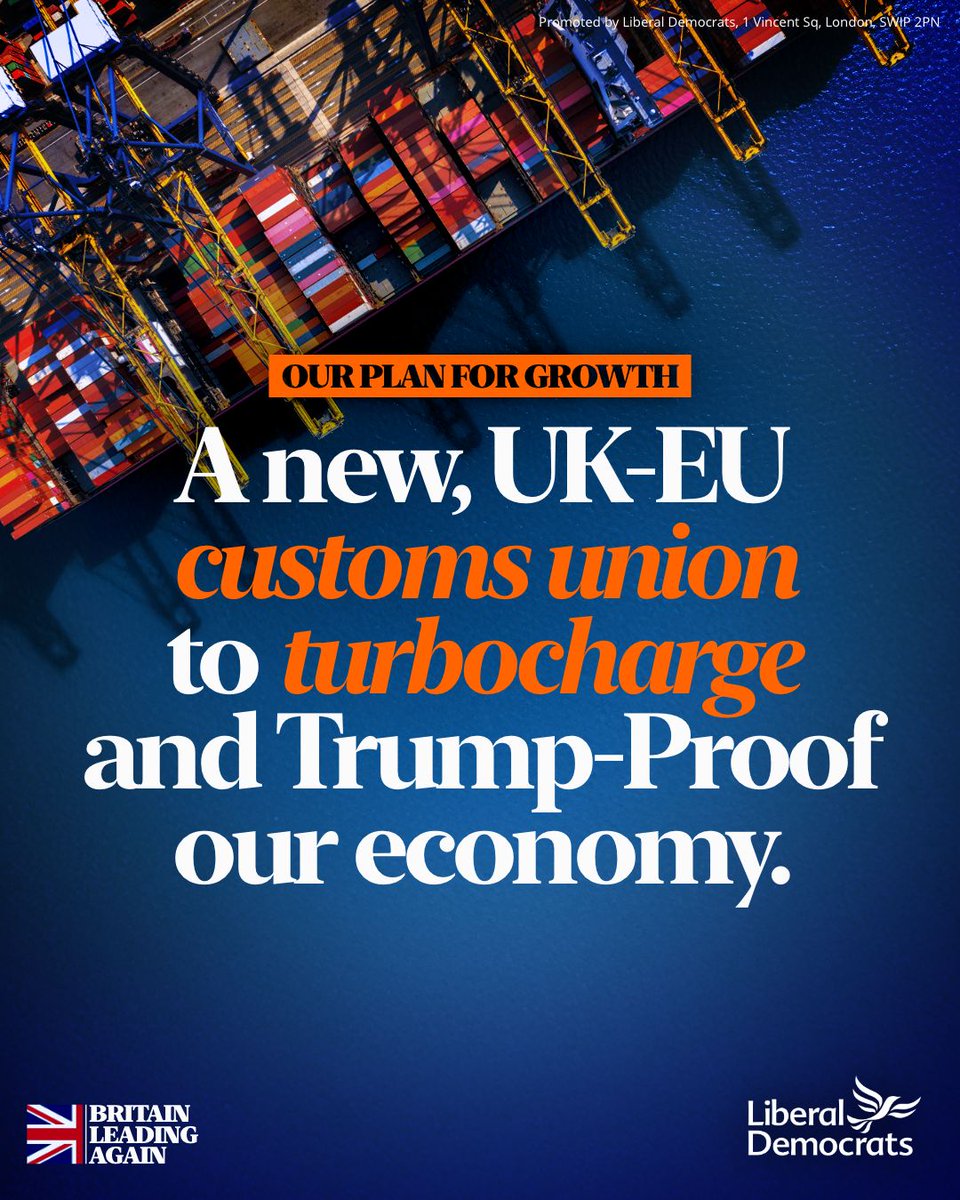 If this government was really serious about growth, it would start negotiating a new UK-EU trade deal with a bespoke customs union at its heart.
 
This is the single biggest lever ministers could pull to turbocharge our economy. The refusal of the Chancellor to even consider it