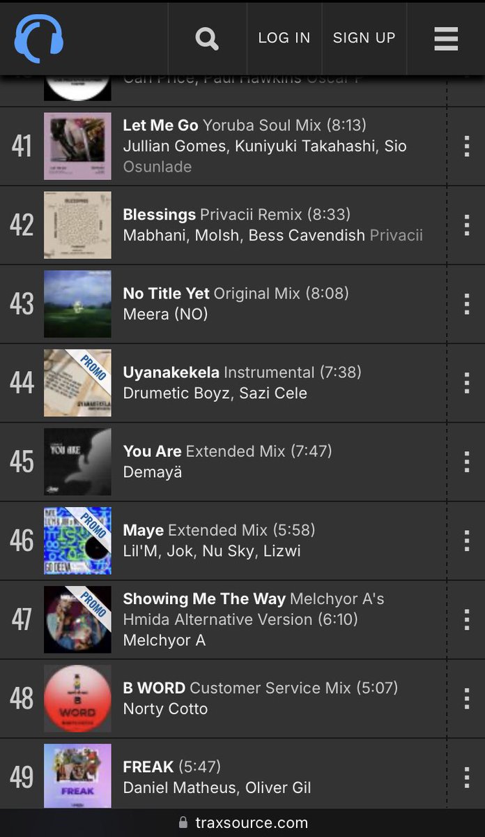 DrumeticBoyz's tweet image. @traxsource Afro House Top 100 

12. @ZuluMageba_ &amp;amp; Drumetic Boyz - Maono
18. Drumetic Boyz &amp;amp; Sazi Cele - Uyanakekela(Original Mix)
44. Drumetic Boyz &amp;amp; Sazi Cele - Uyanakekela(Instrumental)
84. Drumetic Boyz - Bokahohle 

traxsource.com/genre/27/afro-…

#mcsf2024 #samromcsf #samro