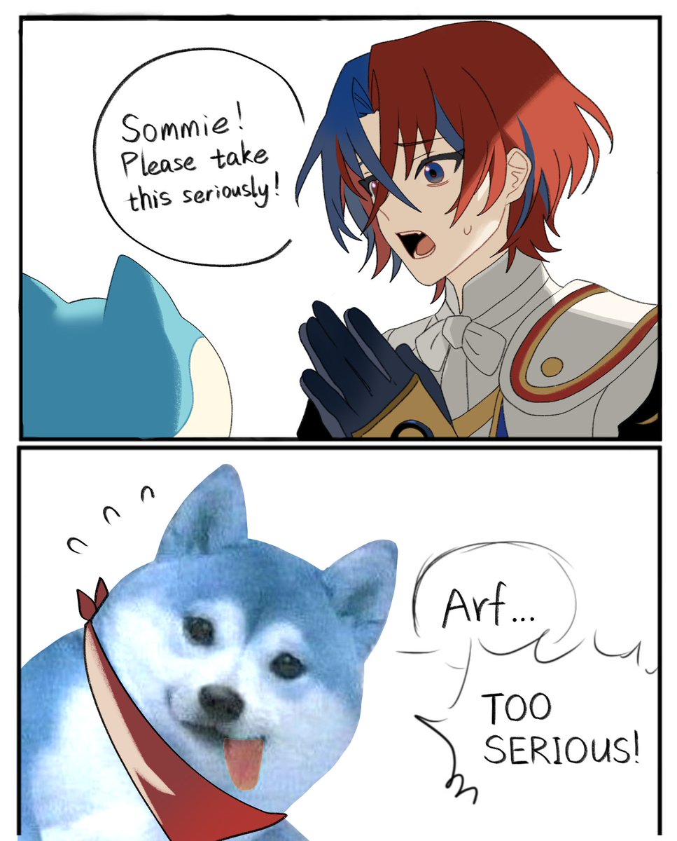 alear trying to take a pic of sommie