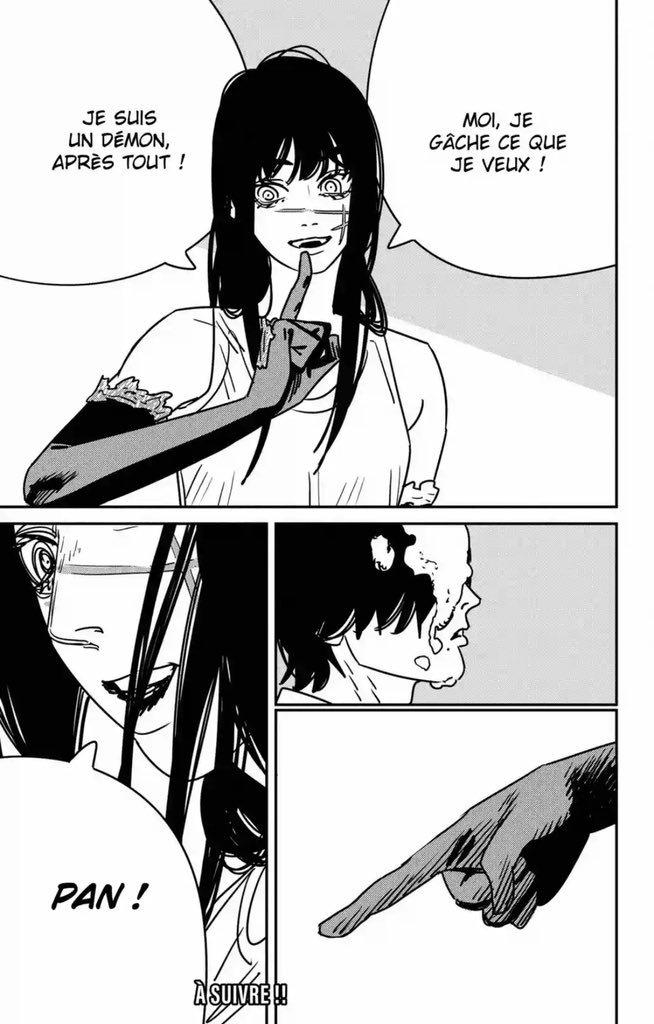 SidneyJvro's tweet photo. Vous inquiétez pas c'est juste la représentation de l'esprit de Yoshida juste avant ça mort, Yoru le voit car c'est un demon
Ou un clone #Chainsawman191 https://t.co/EbE2afmCbA