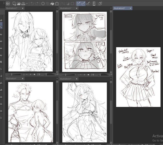 วันนี้วาดอะไรเยอะแยะวะกุ 