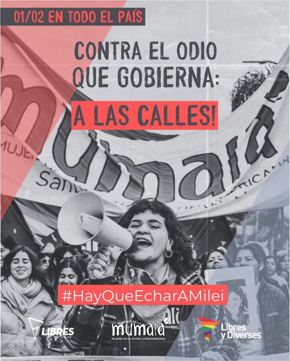 mumalacba's tweet photo. 🏳‍🌈Marcha Federal del Orgullo Antifascista y Antirracista 💪🏽💜🏳️‍⚧️⚧
Frente al ODIO, salimos a las calles para defender nuestras existencias y nuestros derechos. 
 
#HayQueEcharAMilei,  quien pone en riesgo nuestras vidas.

Sábado 01/02.
Colon y General Paz- 16:00 horas https://t.co/VcaUfzXCZk