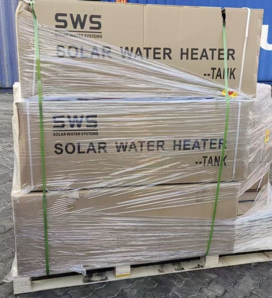 🤩Happy client received her 150-liter pressurized solar heaters for her apartments project.

❗️❗️Save energy and reduce your bills with our high-efficiency pressurized solar heaters.